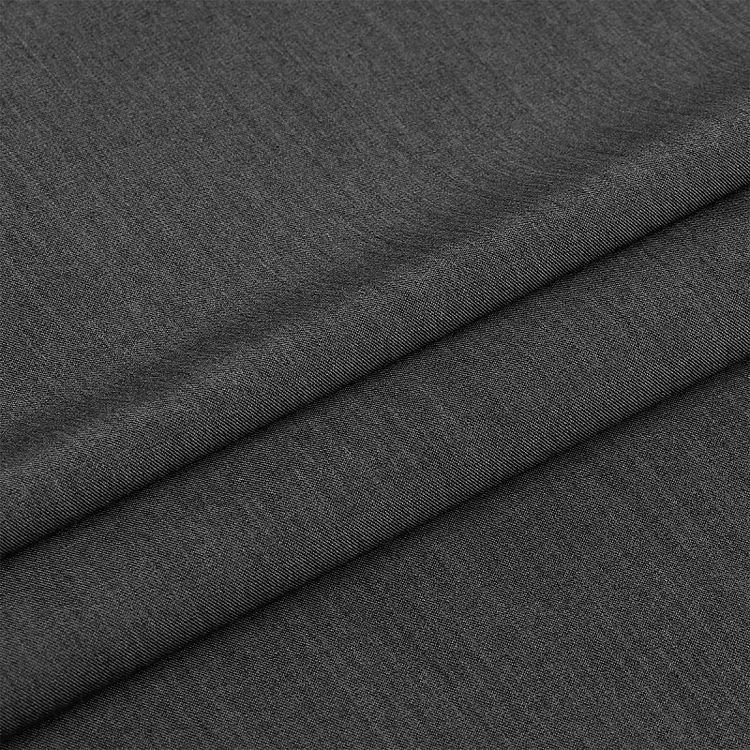 Ткань Костюмная Гальяно, 200 г/м², 5 м x 150 см, цвет: темно-серый меланж, TBY — картинка 2