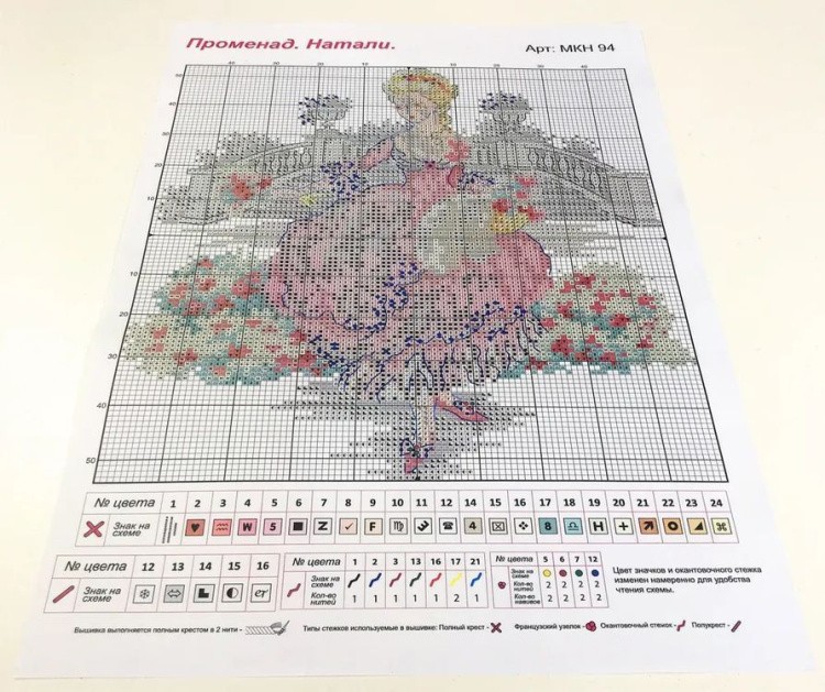 Набор для вышивания «Променад. Натали» — картинка 5