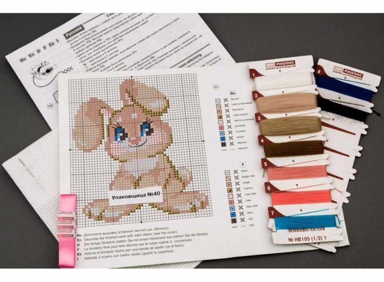 Набор для вышивания «Крольчонок» — картинка 2