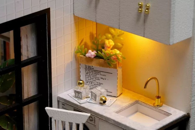 Миниатюрная сборная модель (румбокс) «Идеальная гостиная» — картинка 6