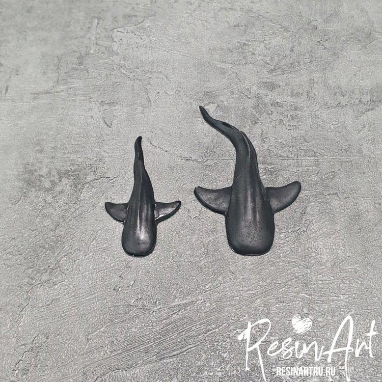 Китовая акула 3D - Силиконовый молд, ResinArt — картинка 3