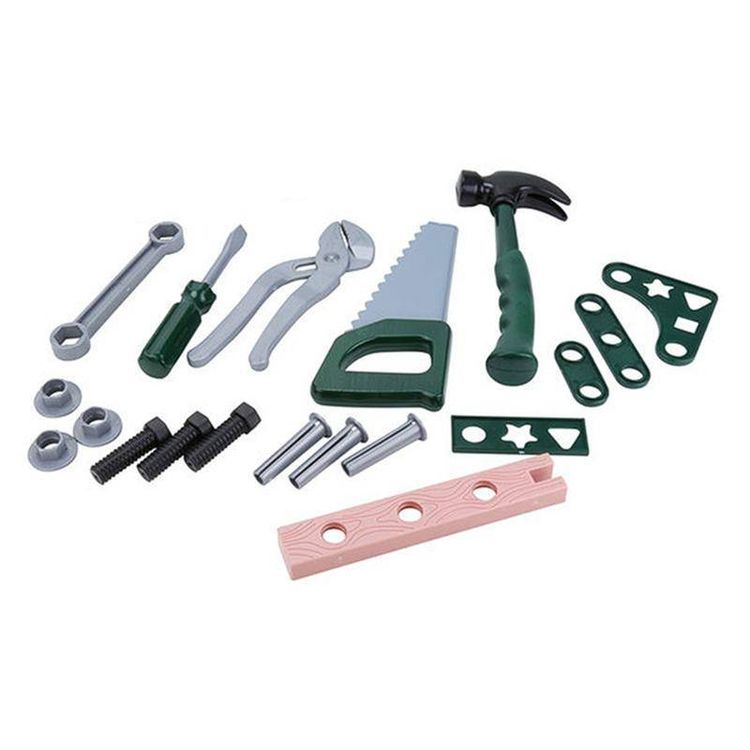 Набор инструментов в ящике «Помогаю папе», 19 предметов — картинка 2