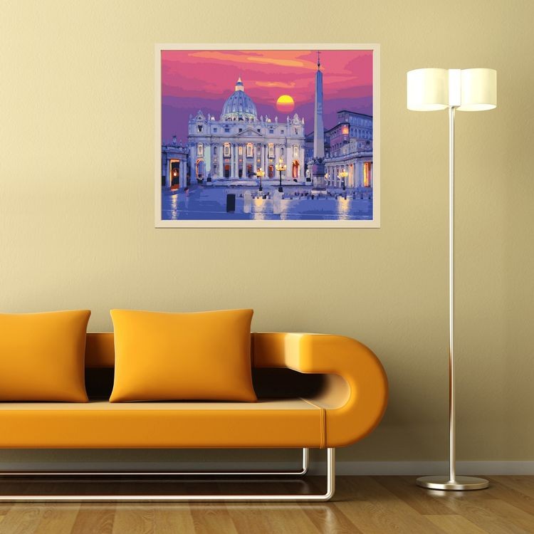 Картина по номерам «Собор Святого Петра в Ватикане» — картинка 5