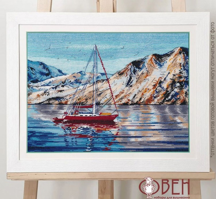 Набор для вышивания «Норвежское море» — картинка 2