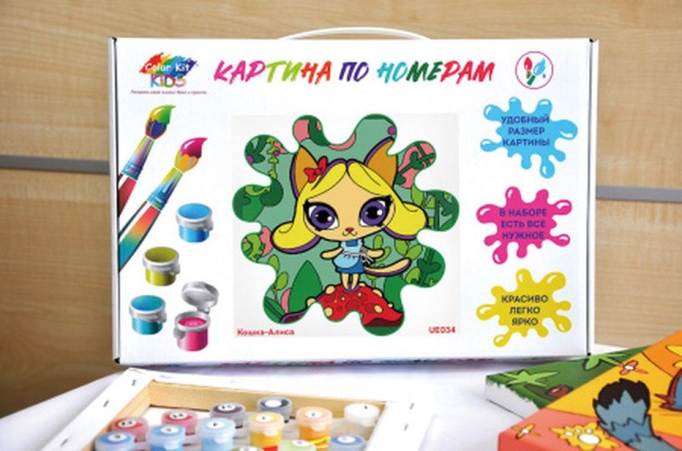 Картина по номерам «Кошка-Алиса» — картинка 2