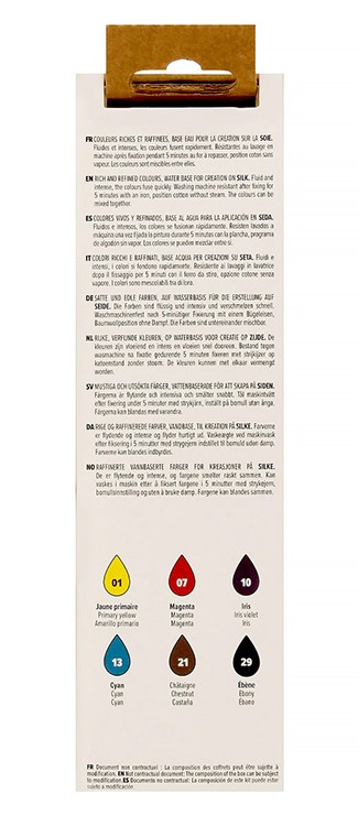 Набор красок Setasilk «Открытие» по шелку PEBEO, 6 цв., 20 мл — картинка 8