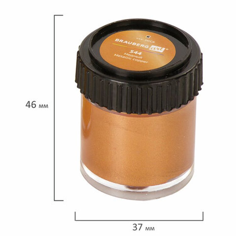 Краски акриловые художественные металлические цвета BRAUBERG ART CLASSIC, набор 6 шт по 22 мл — картинка 4