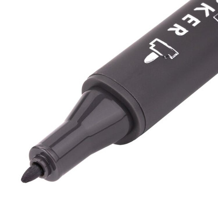 Маркер для скетчинга двусторонний 1 мм - 6 мм BRAUBERG ART CLASSIC, цвет: серо-голубой 07 — картинка 4