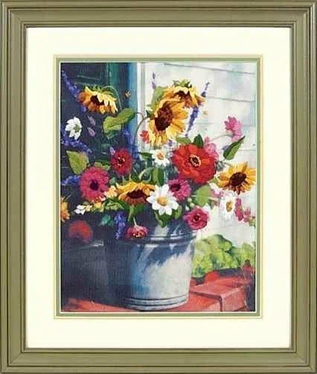 Набор для вышивания «Корзина цветов» — картинка 2
