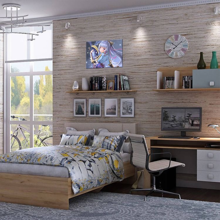 Картина по номерам «Геншин. Аяка» — картинка 4