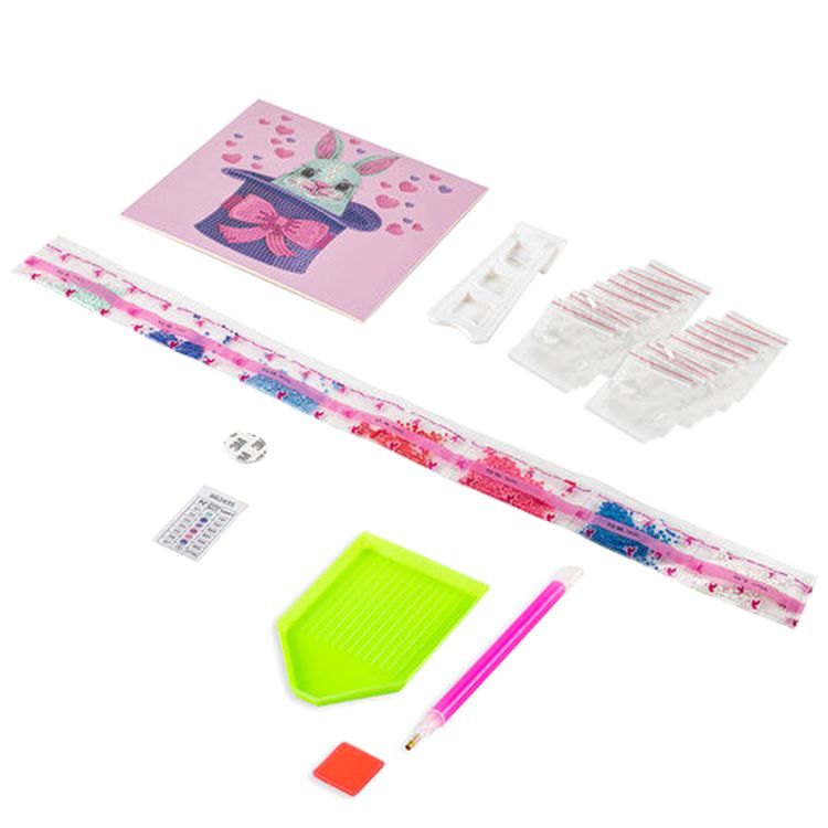 Алмазная вышивка «Заяц в шляпе» — картинка 2