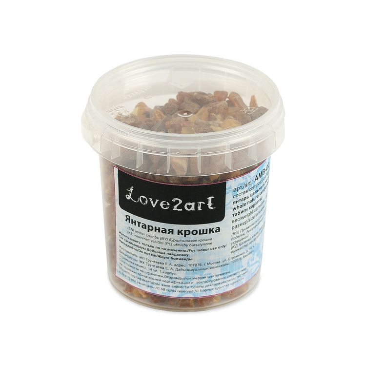 Янтарь цельный натуральный, 0,4-1,5 см, 90 г ± 5 г, Love2art — картинка 3