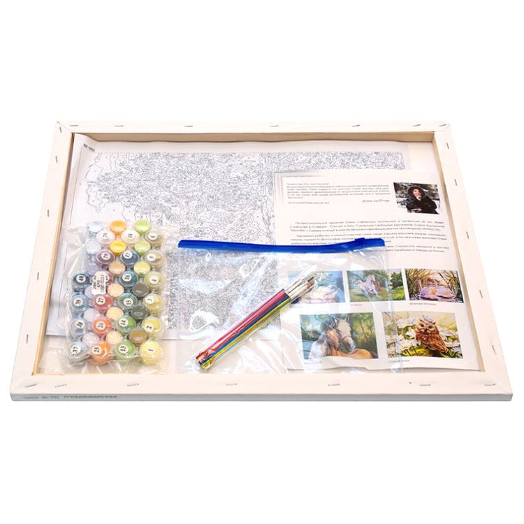 Картина по номерам «Заволжье пшеничное» — картинка 3