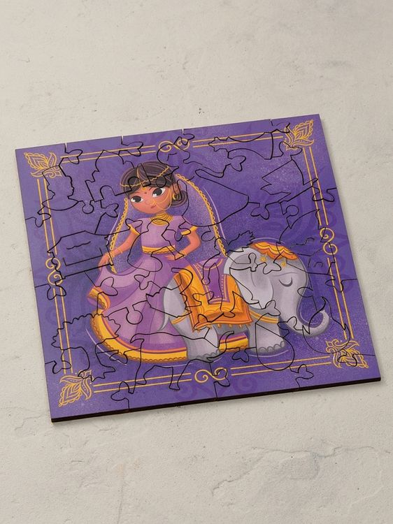 Деревянный пазл-головоломка Mr.Puzz интерактивный «Индийская Принцесса» — картинка 3