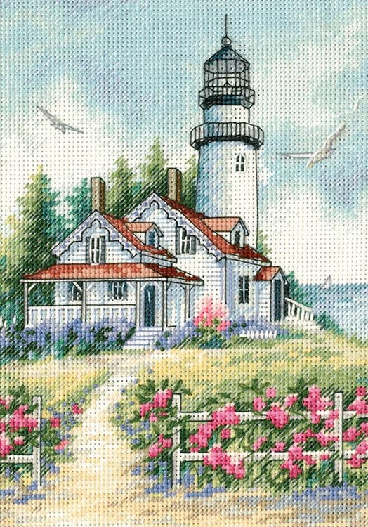 Набор для вышивки крестом - Dimensions - 65057 Scenic Lighthouse (Живописный маяк)