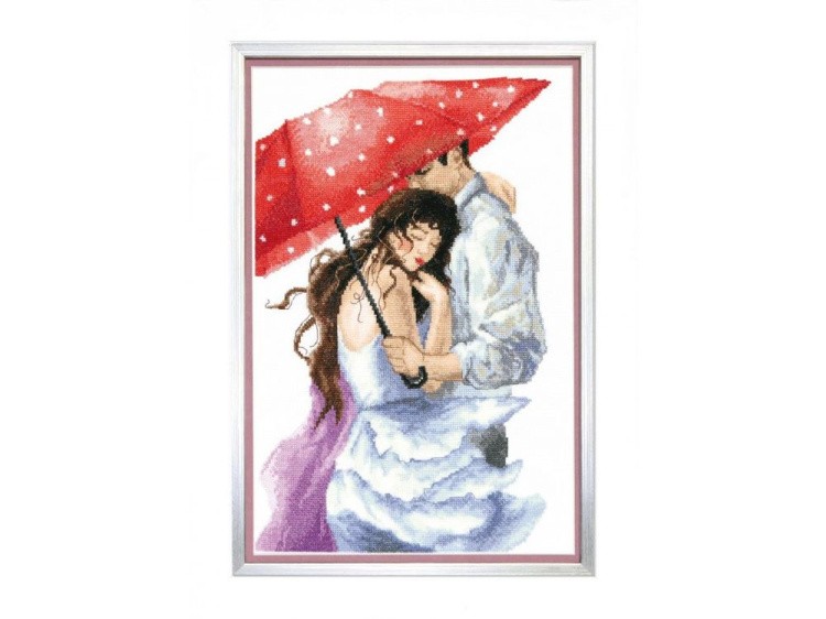 Набор для вышивания «Пара под зонтом»