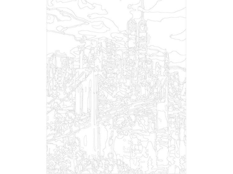 Картина по номерам «Бруклинский мост» — картинка 3