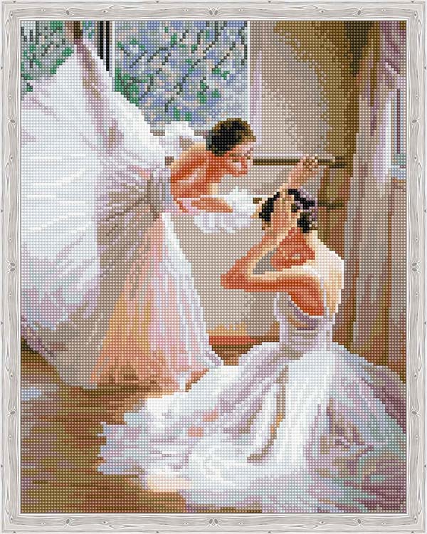 Алмазная вышивка «Урок балета»