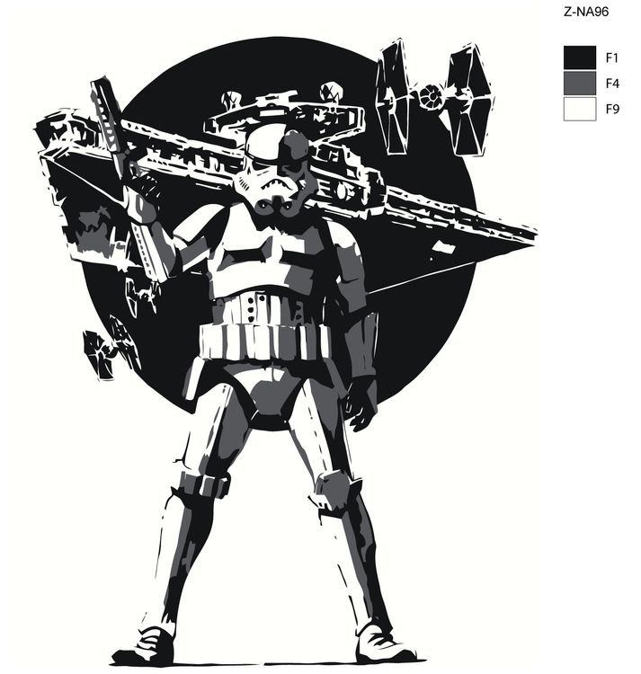 Картина по номерам «Штурмовик» — картинка 2