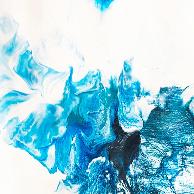 Набор для рисования жидким акрилом Флюид Арт «Dutch wave» — картинка 4