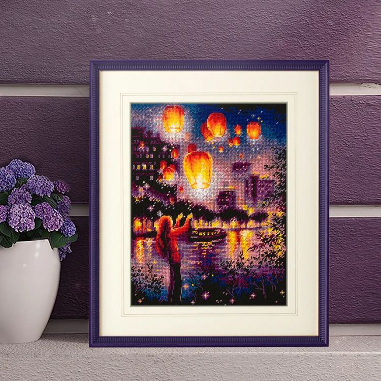 Набор для вышивания «Фонарики желаний» — картинка 10