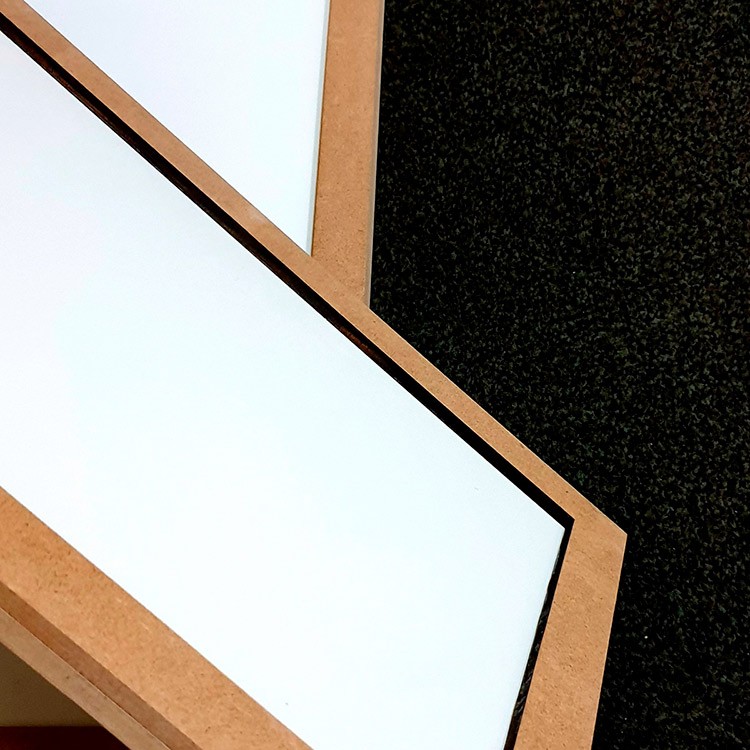 Двусторонняя основа для картины, Artboard Квадрат с усилением 40х40х0,5 см, ResinArt — картинка 3