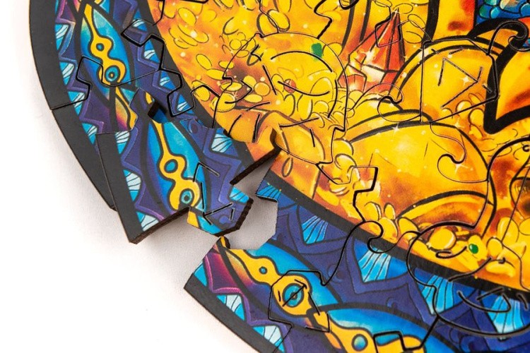 Деревянный пазл Unidragon «Оберегающий Дракон», размер King Size (А3) — картинка 5