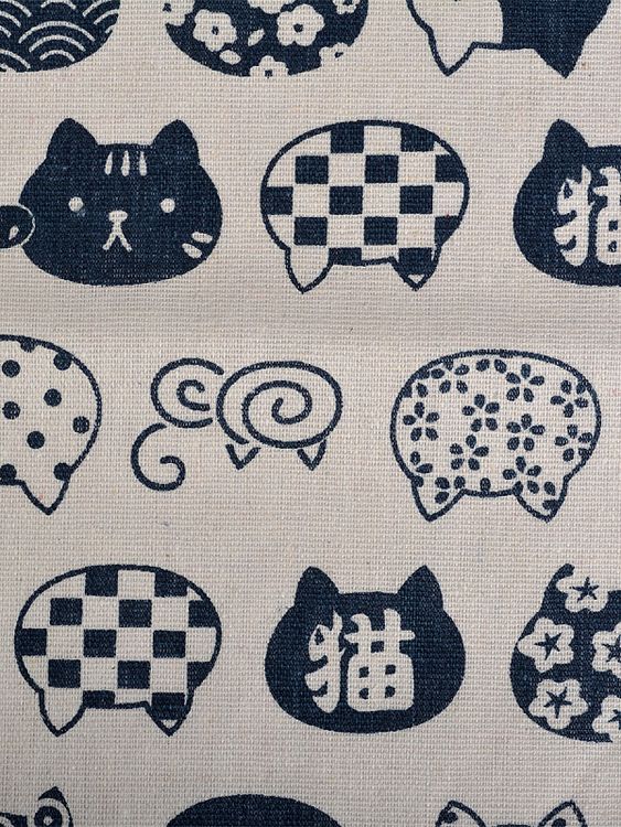 Ткань льняная, 1 м x 150 см, 140 г/м², цвет: белый, принт, TBY — картинка 2