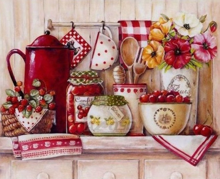 Алмазная вышивка «Дачная идиллия» — картинка 2