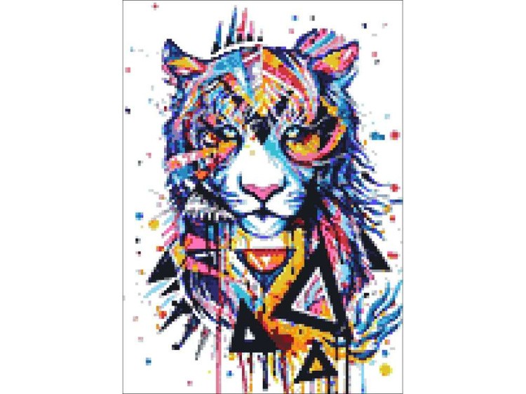 Алмазная вышивка «Магический тигр» — картинка 3