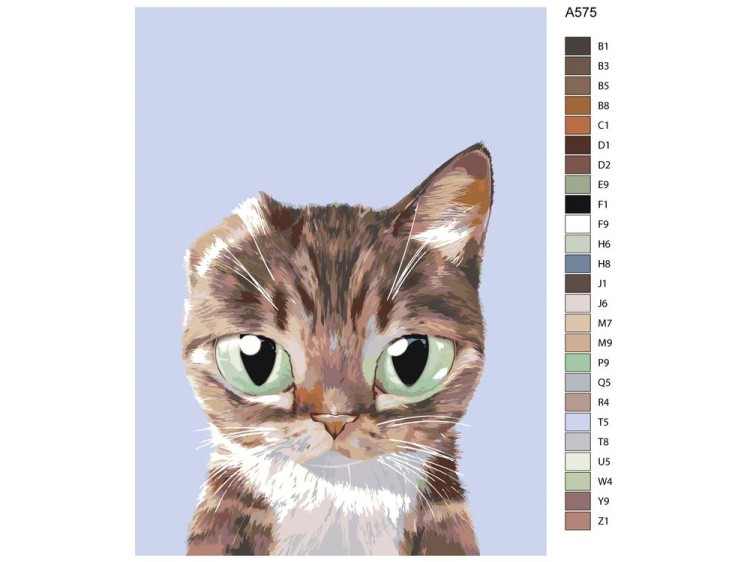 Картина по номерам «Задира» — картинка 2