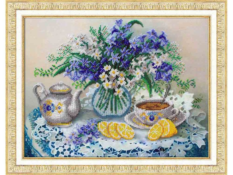 Набор вышивки бисером «Гиацинтовый букет» — картинка 2