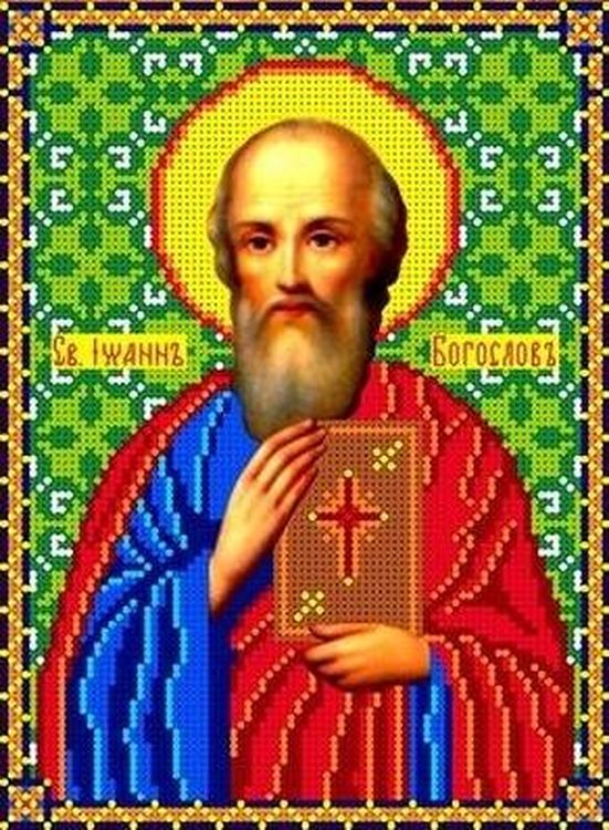 Рисунок на ткани «Святой Иоанн»