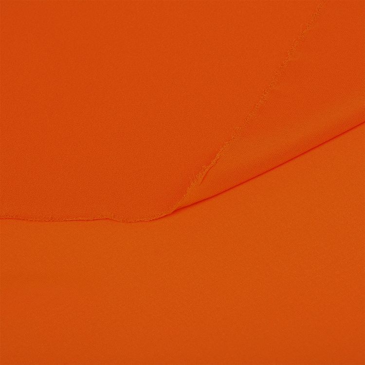 Ткань Креп-шифон, 5 м, ширина 150 см, 105 г/м2, цвет: мандариновый, TBY — картинка 4