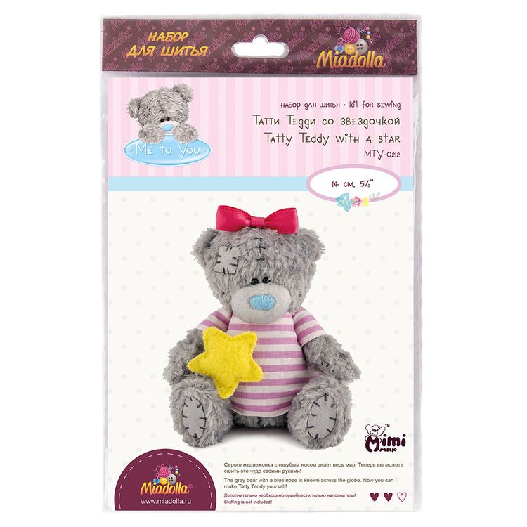 Набор для шитья «Татти Тедди со звездочкой» — картинка 3