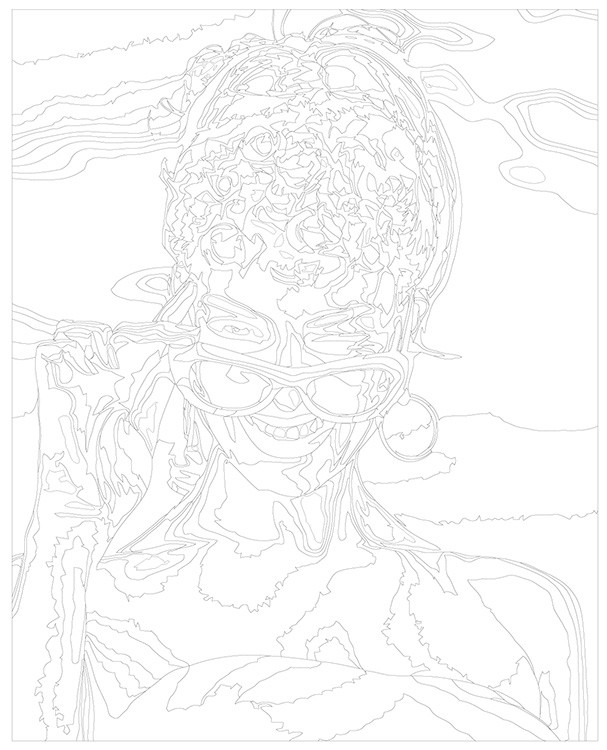 Картина по номерам «Барби: Марго Робби в очках» — картинка 3