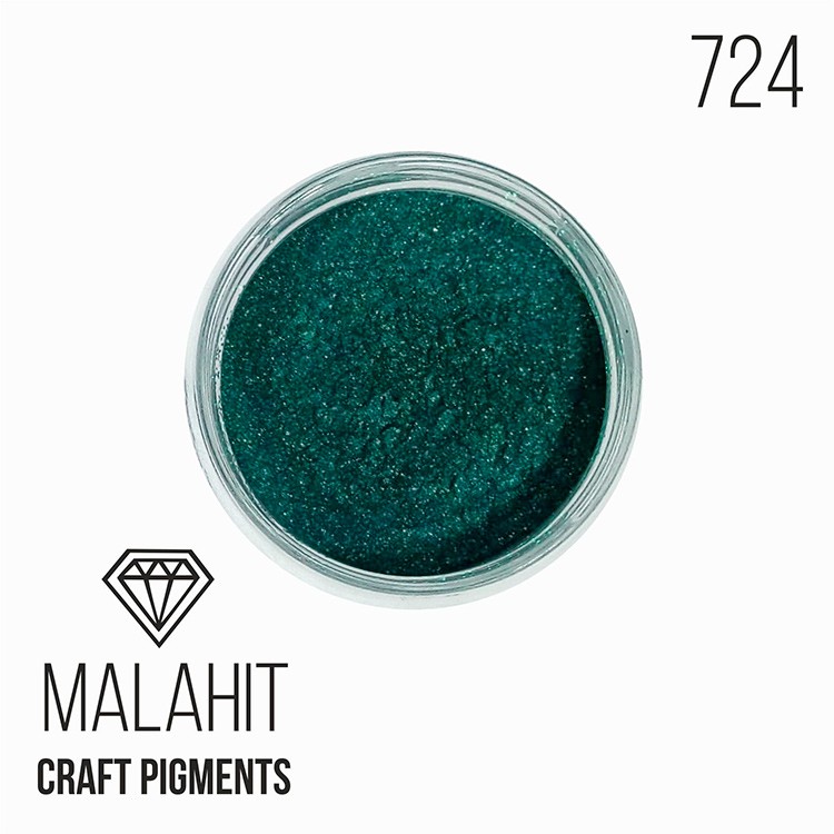 Пигмент минеральный малахитовый (Malahit) 25 мл, CraftPigments