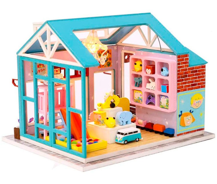 Набор для создания миниатюры (румбокс) «Магазин игрушек» — картинка 3