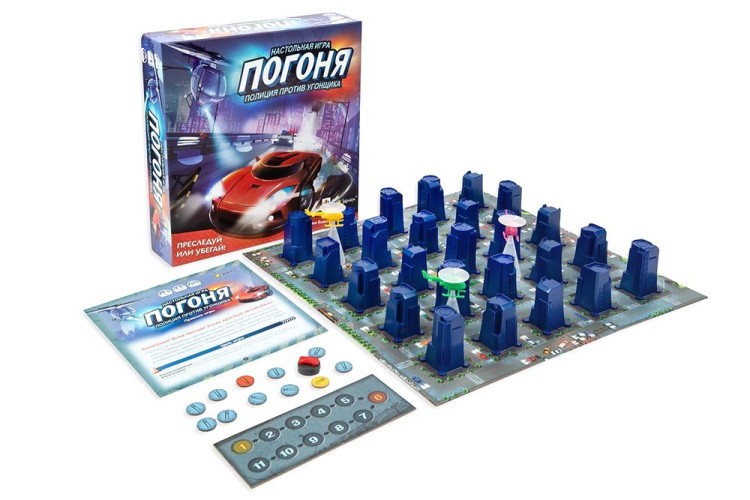 Игра настольная «Погоня. Полиция против угонщика» — картинка 2