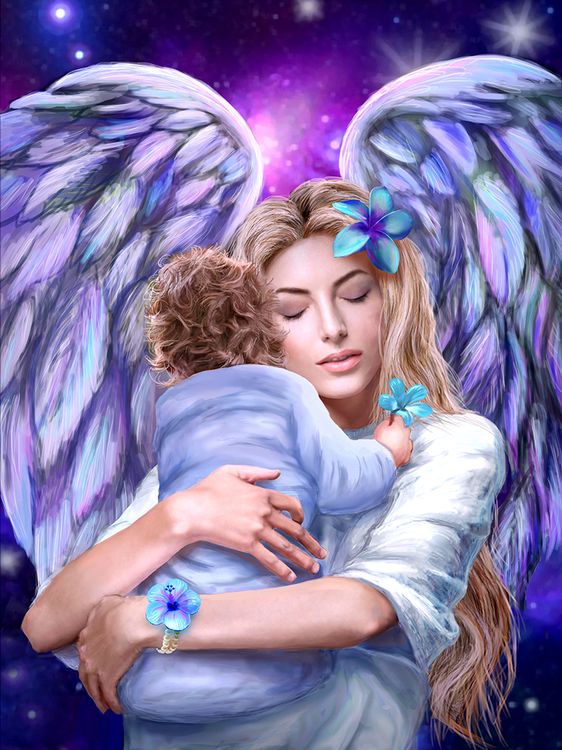 Алмазная вышивка «Ангел - Хранитель» — картинка 2