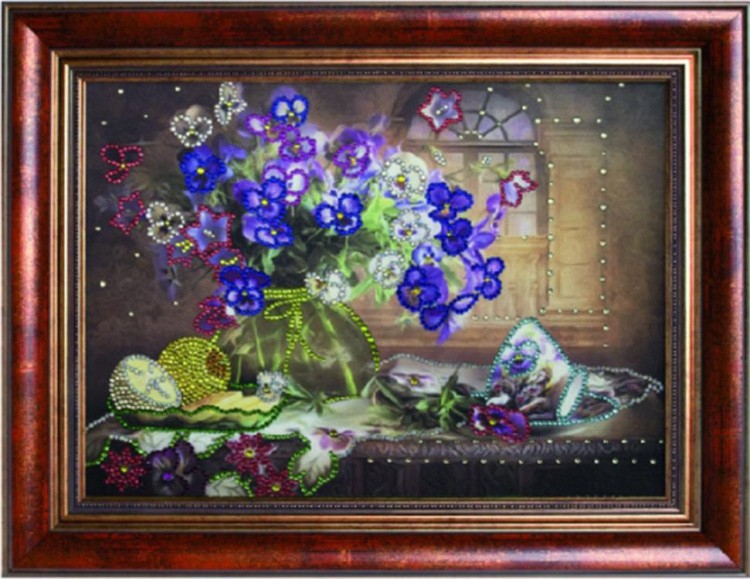 Термостразы «Анютины глазки» — картинка 2