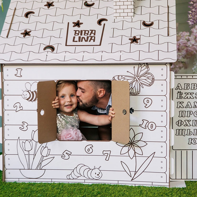 Домик-раскраска — картинка 5