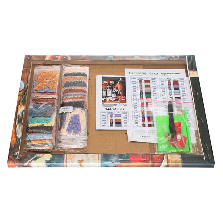 Алмазная вышивка «Тропическая ночь» — картинка 4