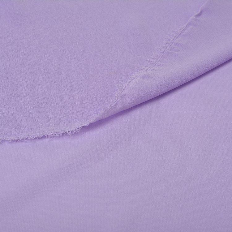 Ткань Креп-шифон, 5 м, ширина 150 см, 105 г/м2, цвет: лавандовый, TBY — картинка 4