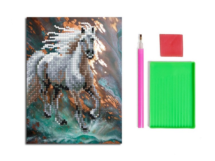 Алмазная вышивка-открытка «Стремительный» — картинка 3