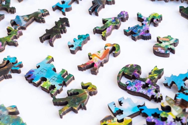 Деревянные пазлы DAVICI «Домик в сирени» — картинка 8