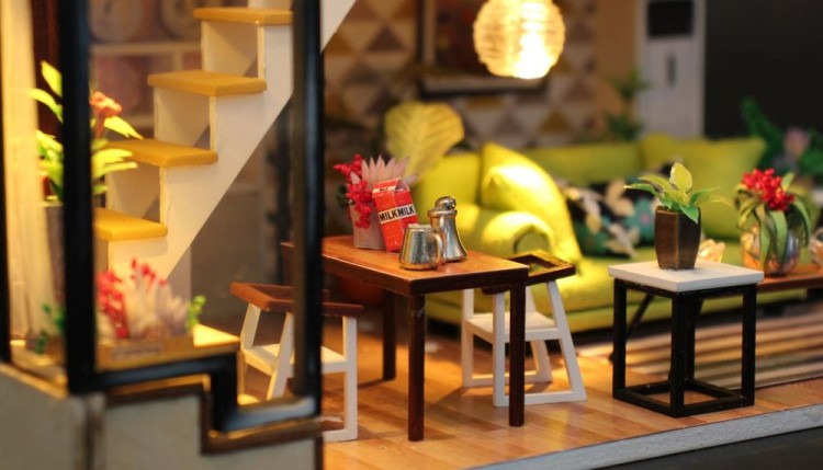 Набор для создания миниатюры (румбокс) «Скандинавский Лофт» (русифицированная версия) — картинка 4