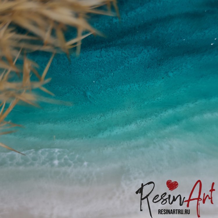 Текстурное морское дно - Набор для рисования эпоксидной смолой (Море) — картинка 5