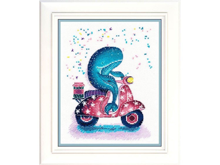 Набор для вышивания «Мотоциклист» — картинка 2