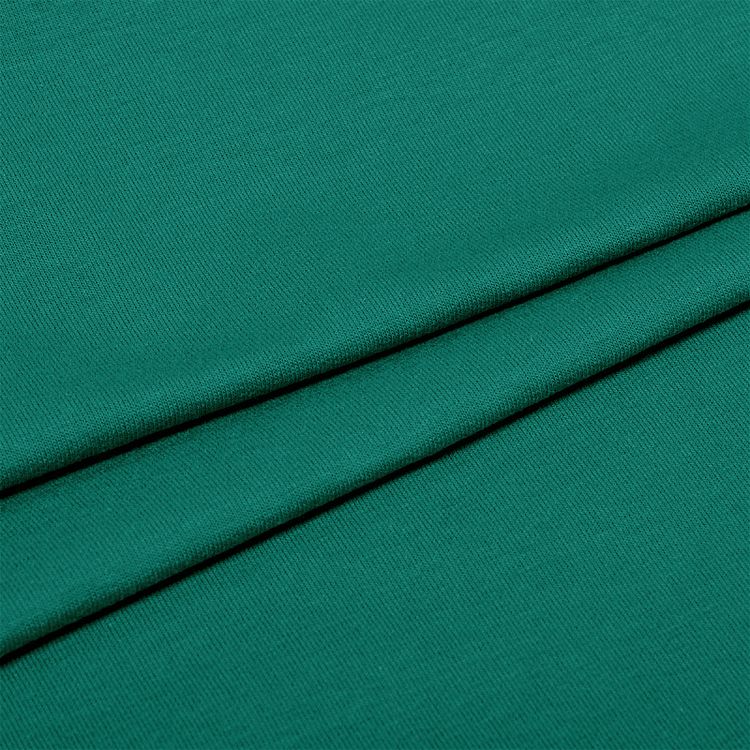 Ткань трикотаж Футер 2х нитка, петля, с лайкрой, 6 м, ширина 180 см, 230 г/м2, пенье, цвет: ментол, TBY — картинка 3